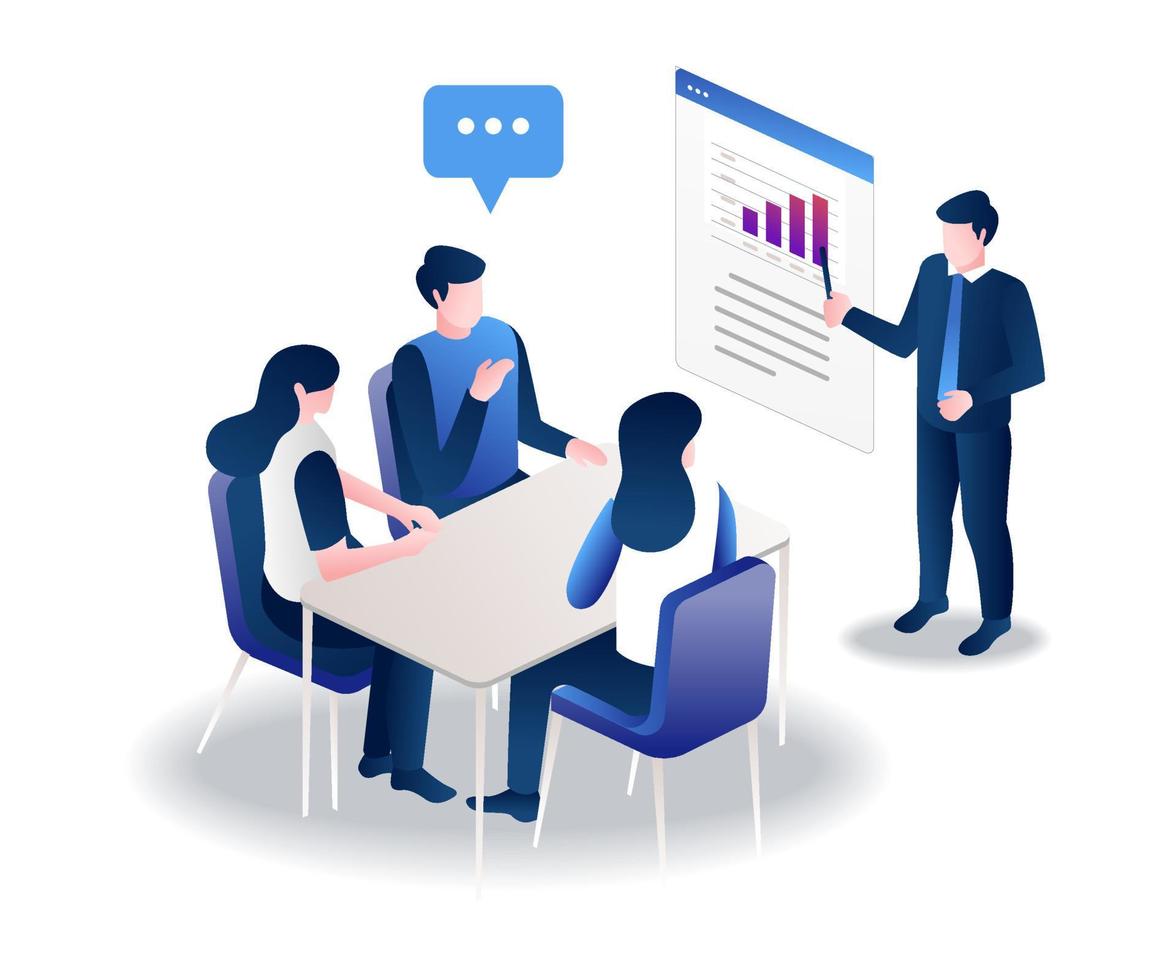 A team collaboration meeting, featuring two women and two men seated around a table to explore ideas.
